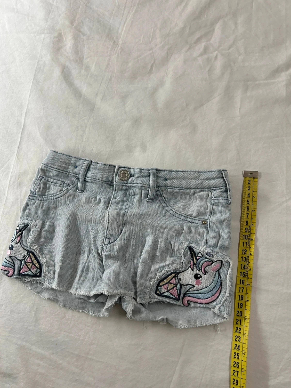 Light blue denim shorts h&m – photo 3